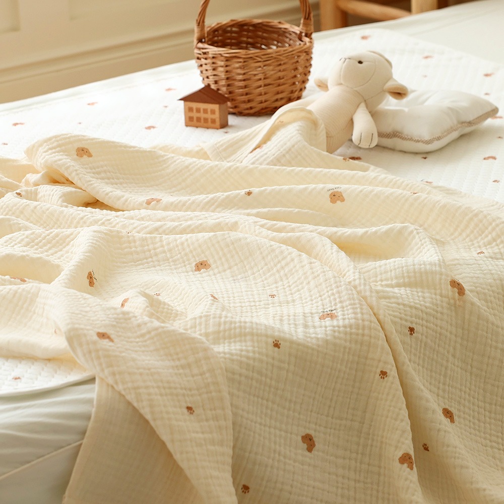 리에또 면 이중 삼중 거즈 블랭킷 낮잠이불